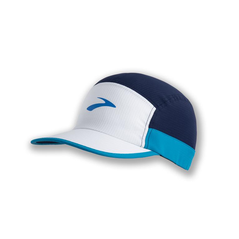 Brooks Propel Mens Running Hat - Icy Grey/Electric Blue - Indonesia (QAYL-50769)